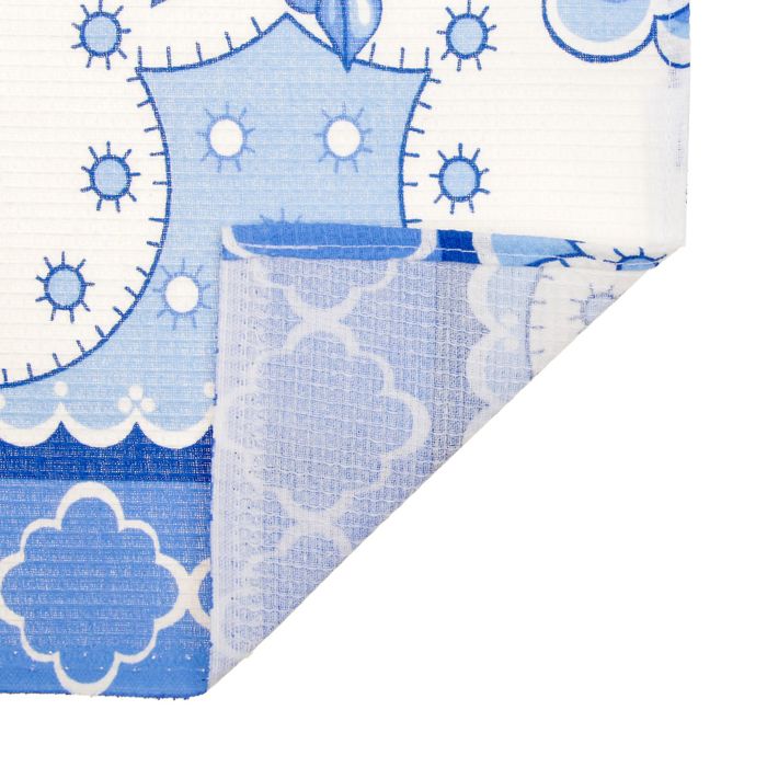 Полотенце вафельное «Гжель», размер 38х73 см