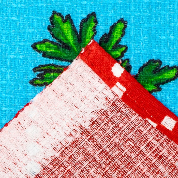 Набор вафельных полотенец «Неделька» - 8 шт, размер 48х63 см