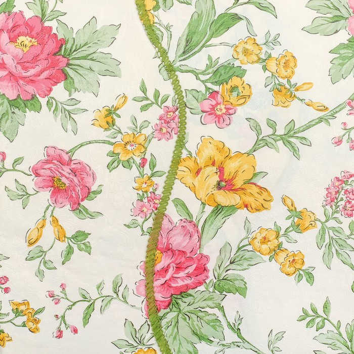 Скатерть винил на основе с фигурным краем, цвет МИКС, размер 120х152 см