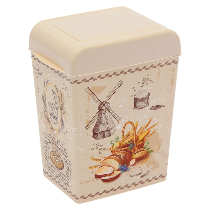 Ёмкость для сыпучих продуктов, декор