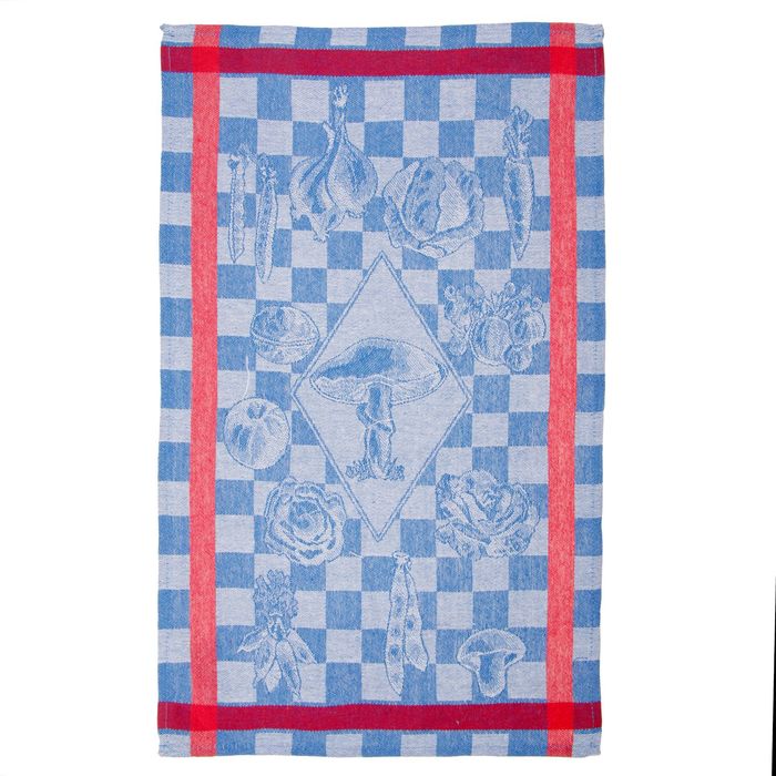 Полотенце кухонное «Натюрморт», цвет синий, размер 38х64 см