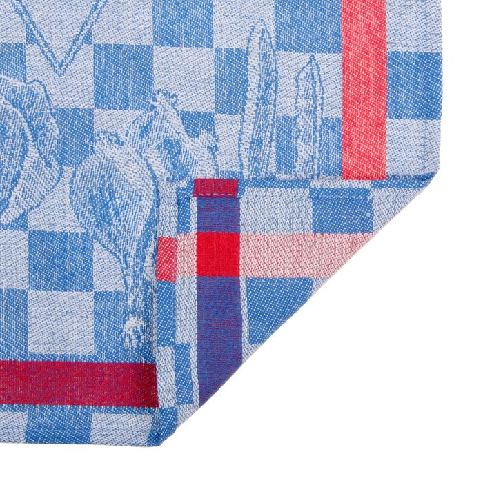 Полотенце кухонное «Натюрморт», цвет синий, размер 38х64 см