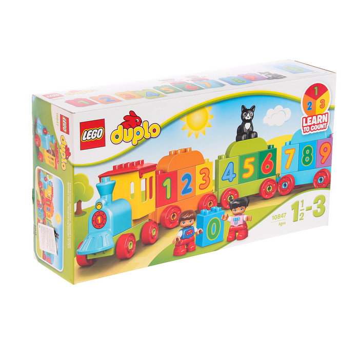 Конструктор "Поезд Считай и играй", 23 детали