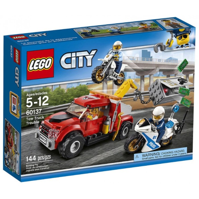 Конструктор "Побег на буксировщике", 144 детали