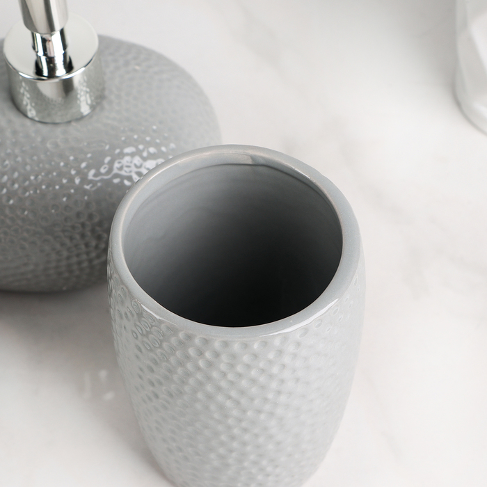 Набор аксессуаров для ванной комнаты, 4 предмета "Изящный стиль"