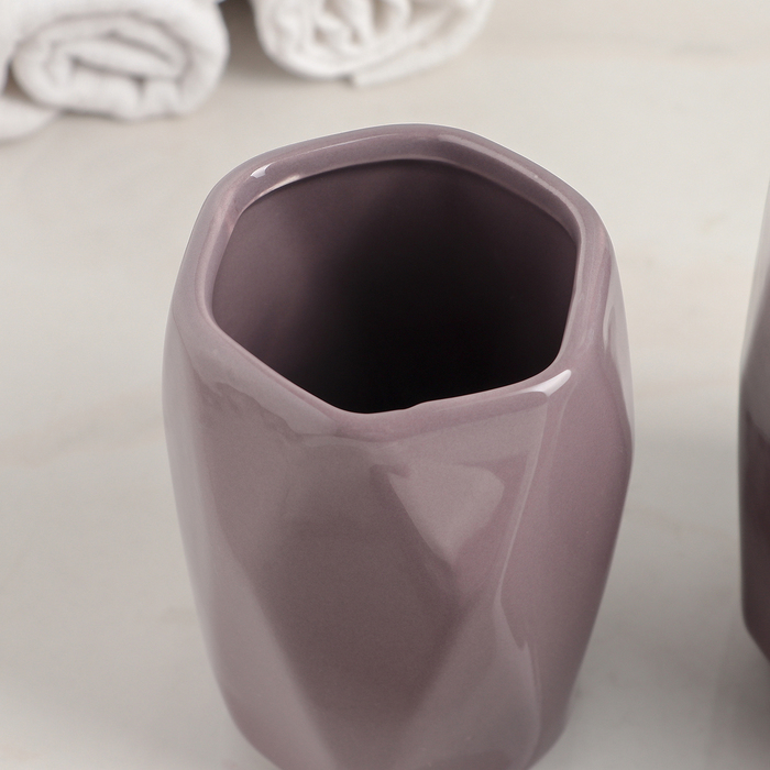 Набор аксессуаров для ванной комнаты, 4 предмета "Изящный стиль"