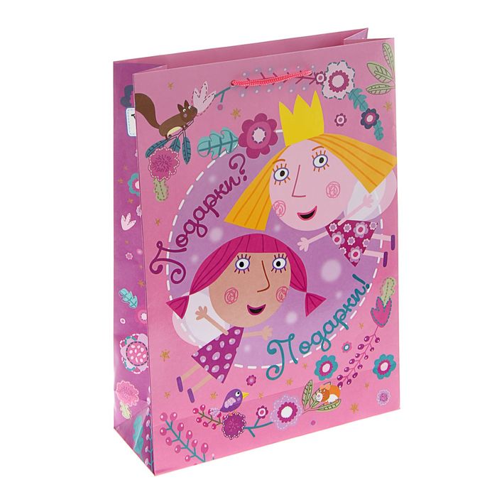 Пакет подарочный "Холли-фея", 35 х 25 х 9 см, Ben&amp;Holly