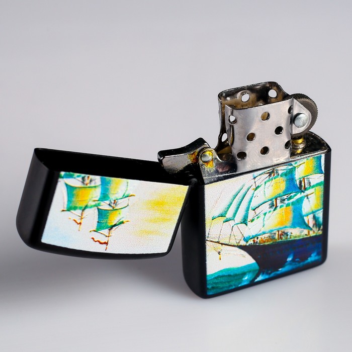 Набор зажигалок «Корабли», бензин, 4шт. 22х9 см