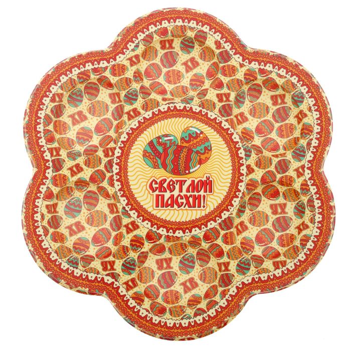 Пасхальная подставка на 6 яиц "Пасхальный паттерн"