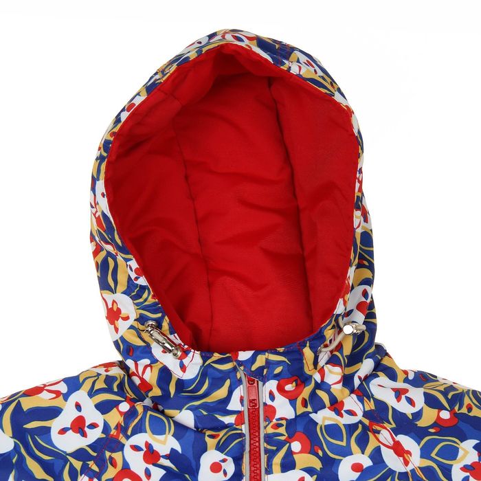 Костюм для девочки "Настёна", рост 98 см (24), цвет синий/красный