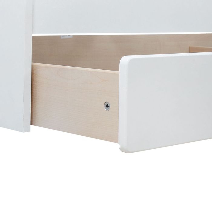 Детская кровать-трансформер СКВ-9 «Жираф» на маятнике, цвет белый