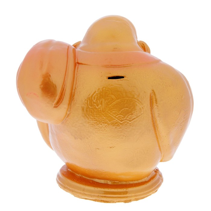 Копилка "Хотей с мешком" 20х27 см золото