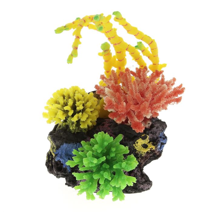 Композиция из кораллов пластик+силикон 23х12х22.5см (SH9608C)