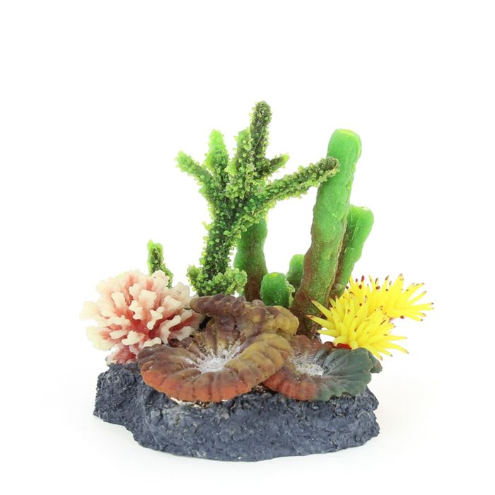 Композиция из кораллов пластик+силикон 27х10х17см (SH264A)