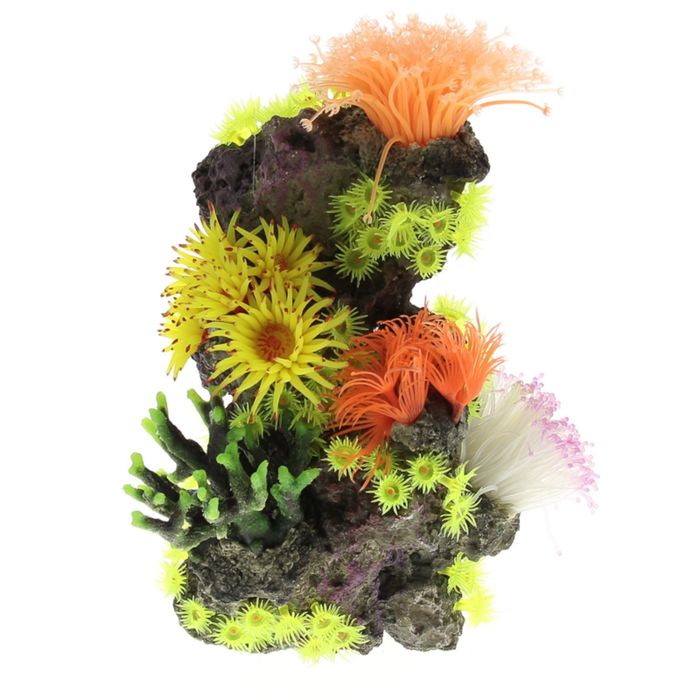 Композиция из кораллов пластик+силикон 28х24х35см (SH9603A)