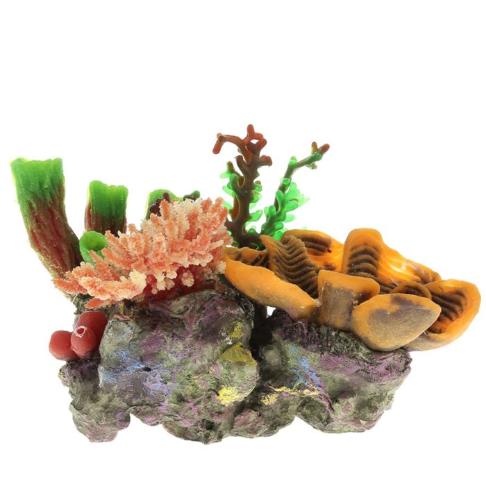 Композиция из кораллов пластик+силикон 33х20х18см (SH9615A)