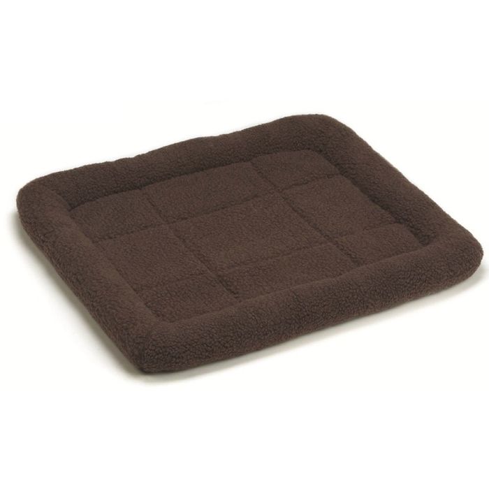 Лежак Beeztees   из овчины коричневый 62*54*8см