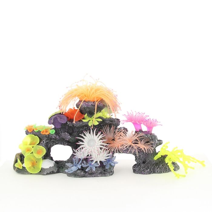 Композиция из кораллов пластик+силикон 40х20х20см (SH026H)