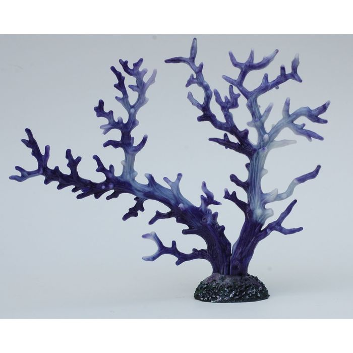 Коралл пластиковый (мягкий) белый с перламутровым 34х7х26см (SH9106SWPU)