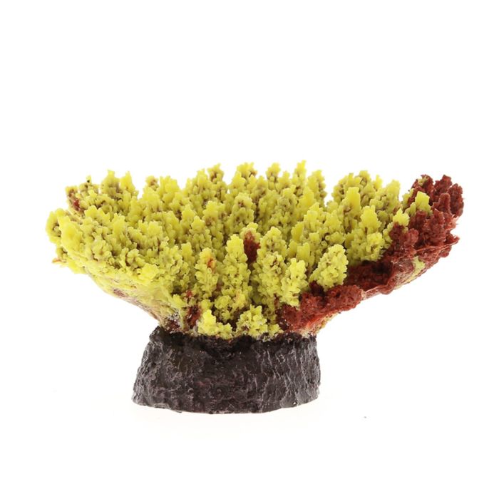 Коралл пластиковый (мягкий) желтый 21х18х8,5см (SH080Y)