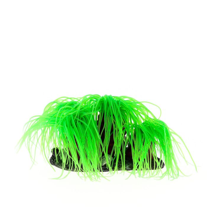 Коралл пластиковый (мягкий) зеленый 14х11х9см (CA003G)