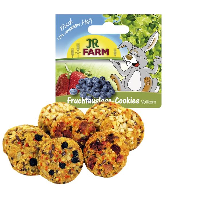 Печенье JR FARM для грызунов, из непросеянной муки и фруктов, 80г