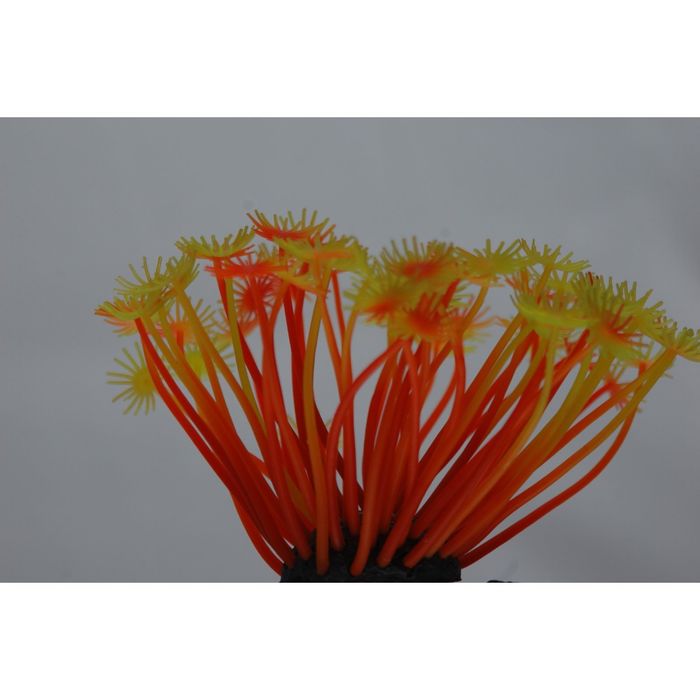 Коралл силиконовый желто-красный 5х5х10см (SH188RY)