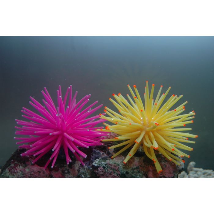 Коралл силиконовый на керамической основе, зеленый, 4.5х4.5х4см (RT172SG)