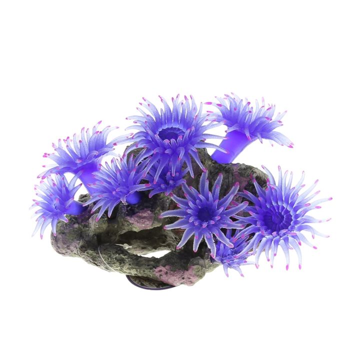 Коралл силиконовый синий 20х12х14см (SH208B)