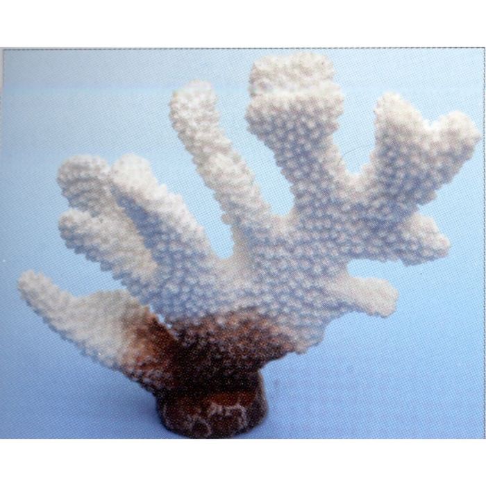 Коралл пластиковый белый 13х5х11,5см (SH9202W)