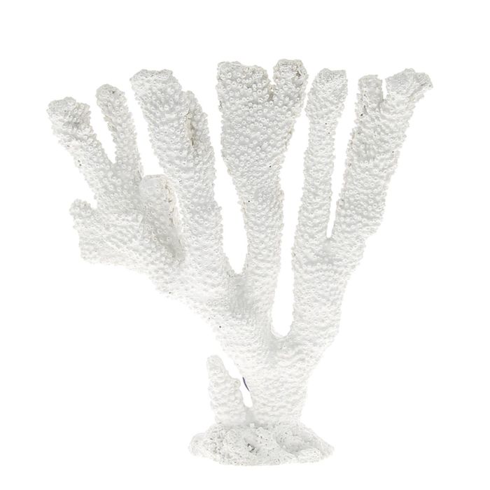 Коралл пластиковый белый 25х7х25см (SH064W)