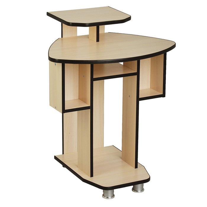 Стол компьютерный Юниор-7  Дуб молочный/венге