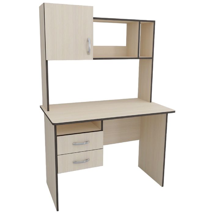 Стол компьютерный Юниор-12 Дуб молочный/венге