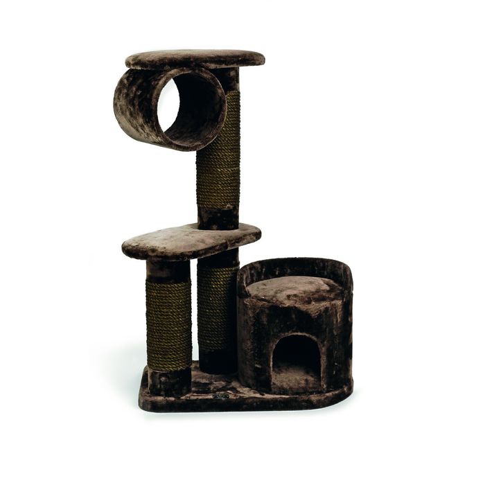 Комплекс Beeztees "Могущественный Кот" для кошек , коричневый 75*45*118см