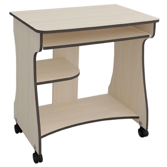 Стол компьютерный Юниор-16  Дуб молочный/венге