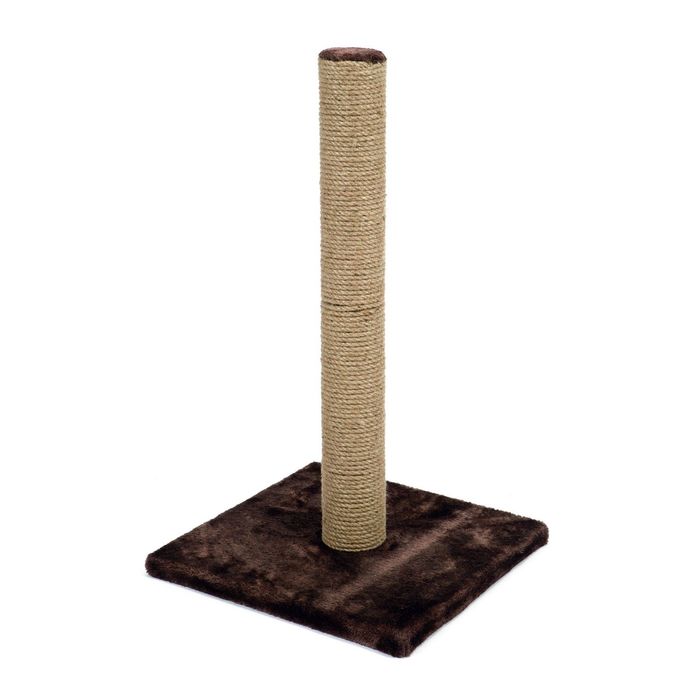 Когтеточка-столбик Beeztees коричневая 35*35*60см