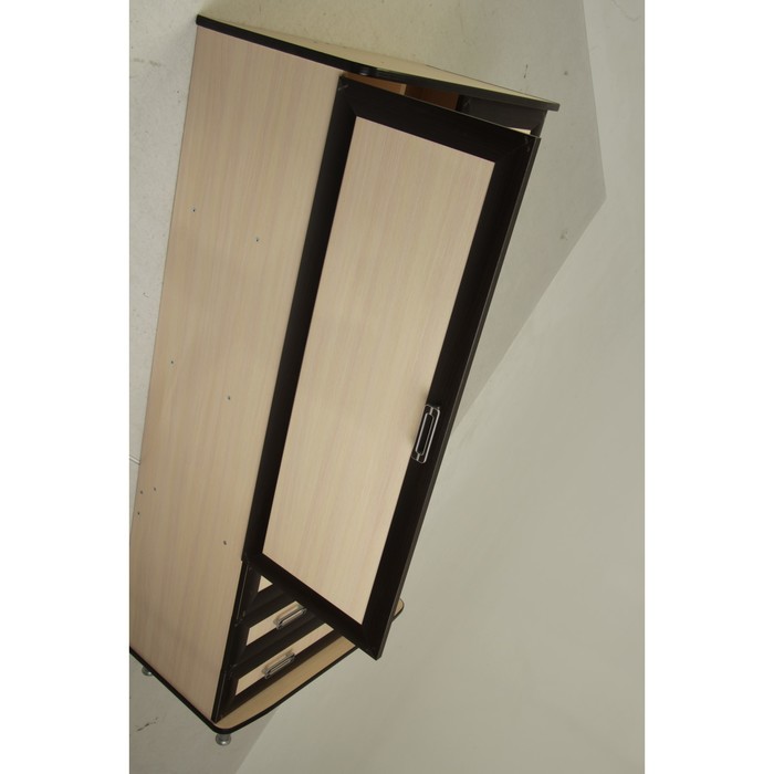 Шкаф Карат-1 Дуб молочный/венге