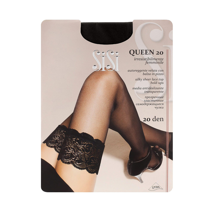Чулки "Sisi" Queen 20 (80/5), р. 3, nero