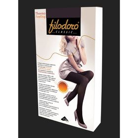 Колготки женские Filodoro Thermo Feeling, 100 den, размер 3, цвет nero