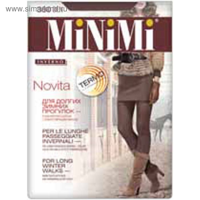 

Колготки женские MiNiMi Novita, 380 den, размер 2, цвет nero