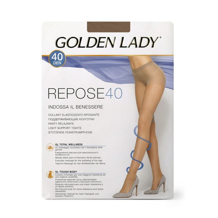 

Колготки женские Golden Lady Repose, 40 den, размер 5, цвет melon