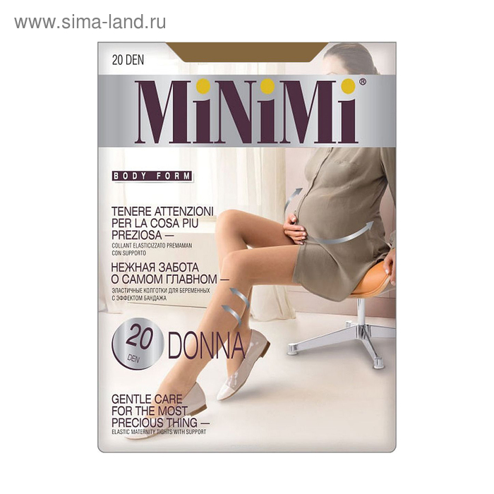 

Колготки женские MiNiMi Donna, 20 den, размер 3, цвет nero