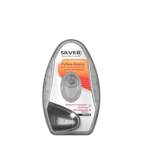 

Губка-блеск SILVER антистатик с дозатором силикона чёрный, 6мл