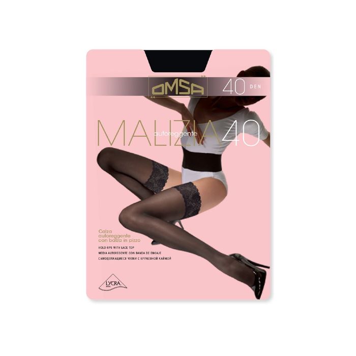 Чулки "Omsa" Malizia 40 Auto (30/5), р. 3, cioccolato