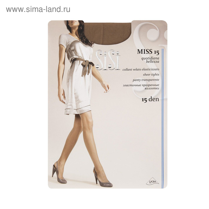 

Колготки женские Sisi Miss, 15 den, размер 4, цвет daino