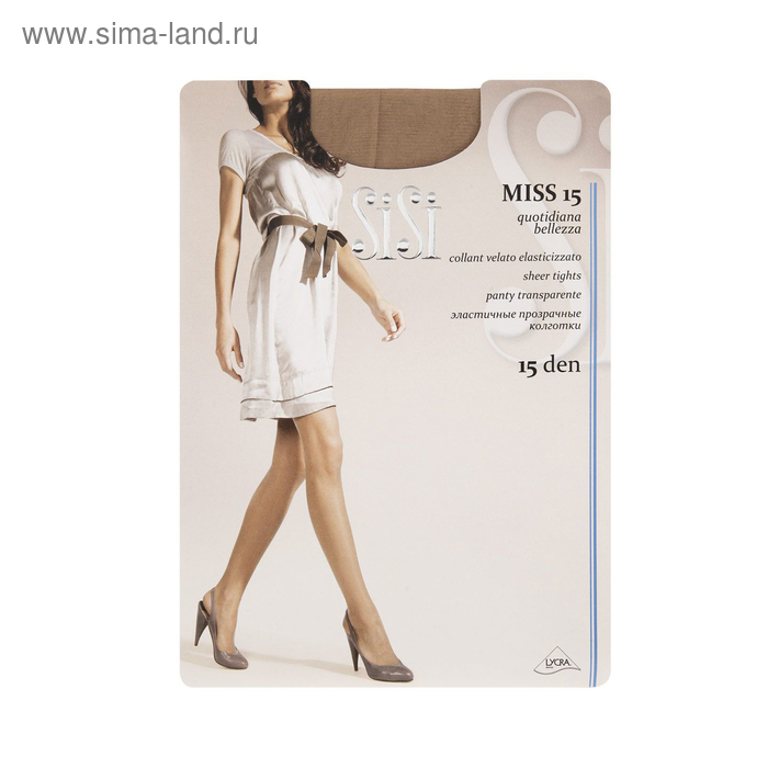 

Колготки женские Sisi Miss, 15 den, размер 2, цвет miele