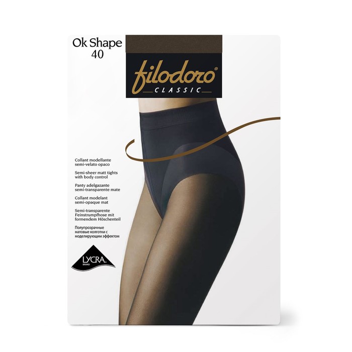 

Колготки женские Filodoro Ok Shape, 40 den, размер 2, цвет cappuccino