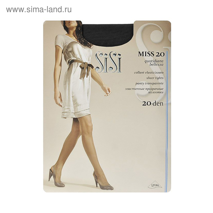 

Колготки женские Sisi Miss, 20 den, размер 2, цвет nero