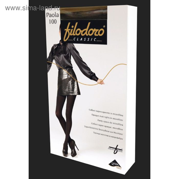 

Колготки женские Filodoro Paola, 100 den, размер 4, цвет coffe