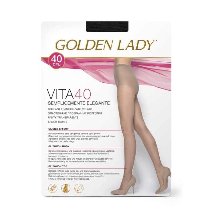 

Колготки женские Golden Lady Vita, 40 den, размер 3, цвет nero